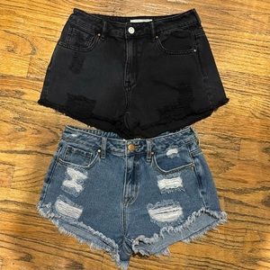 2 pair of PacSun High Rise Festival Short.